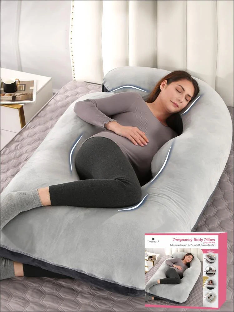 مخدة حوامل دونتيلا - رمادي/بني