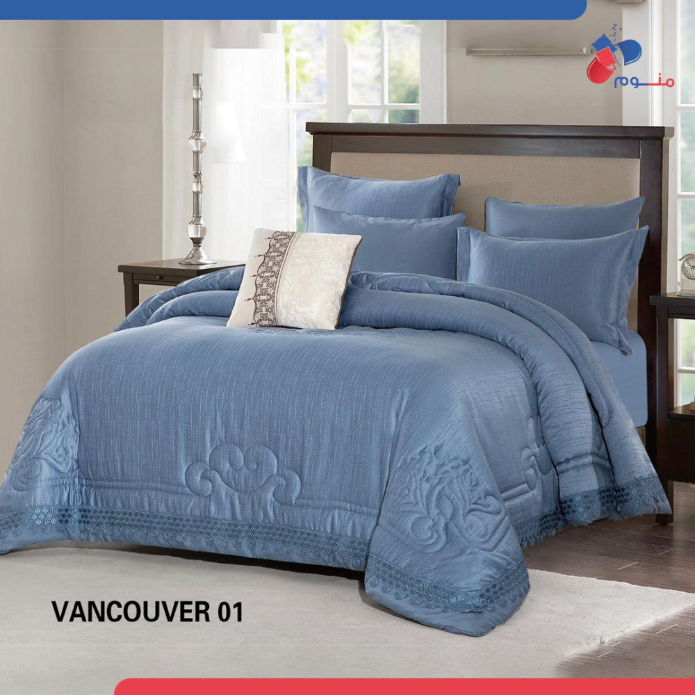 بكج الليلة دي غير - مفرش عرايس + مرتبة تطرية 20 سم + 2 منشفة + 2 روب حمام + 2 طقم سليبر + 4 مخدات + 4 واقي مخدة + واقي مرتبة